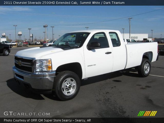 2011 Chevrolet Silverado 2500HD Extended Cab in Summit White