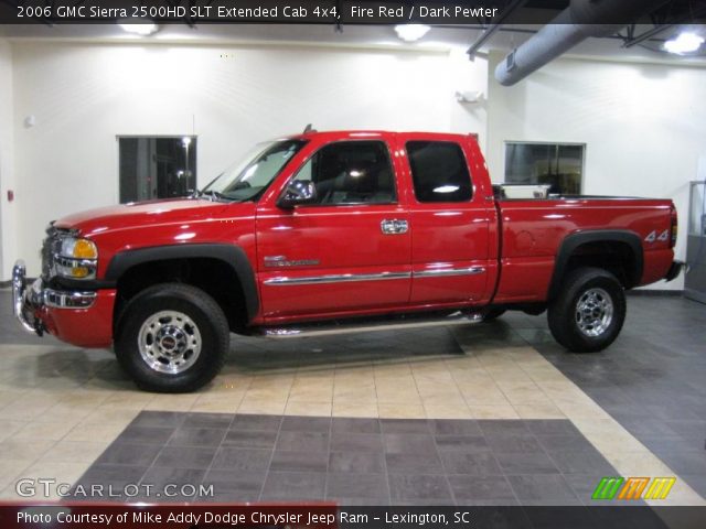 2006 GMC Sierra 2500HD SLT Extended Cab 4x4 in Fire Red