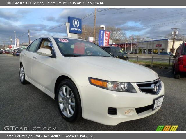 2008 Acura TSX Sedan in Premium White Pearl