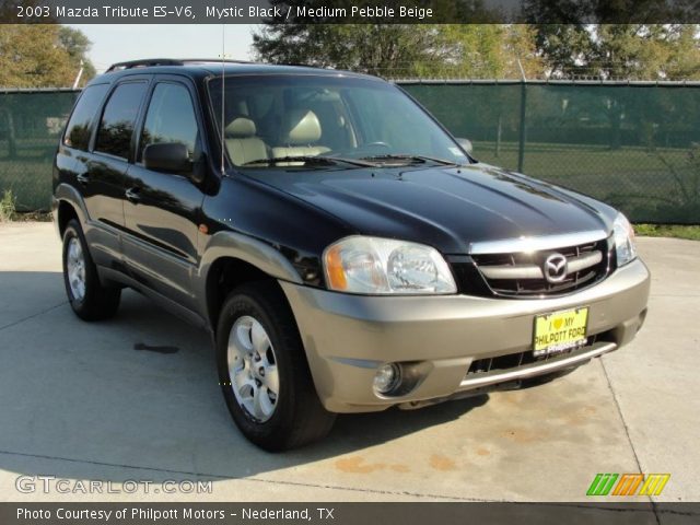 2003 Mazda Tribute ES-V6 in Mystic Black