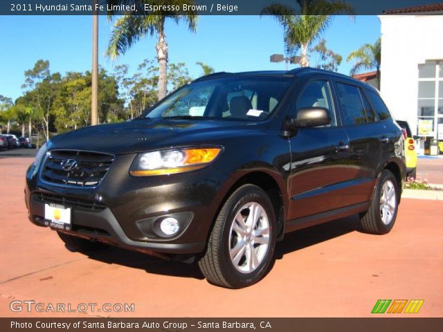 2011 Hyundai Santa Fe Limited in Espresso Brown