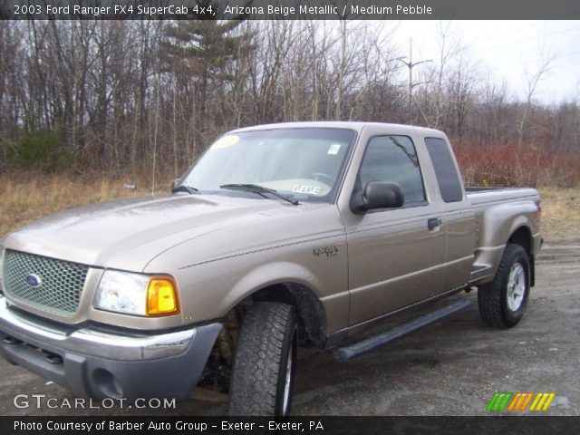 2003 Ford Ranger FX4 SuperCab 4x4 in Arizona Beige Metallic