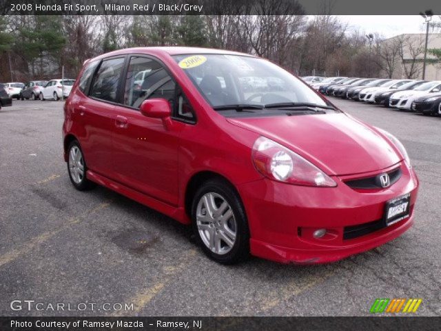 2008 Honda Fit Sport in Milano Red