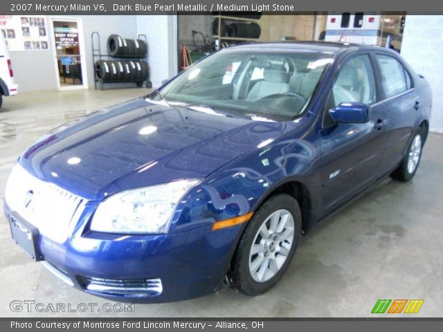 2007 Mercury Milan V6 in Dark Blue Pearl Metallic