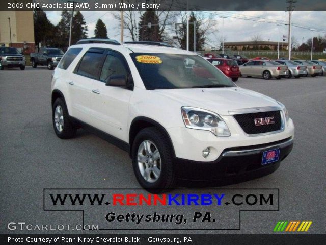 2009 GMC Acadia SLE AWD in Summit White