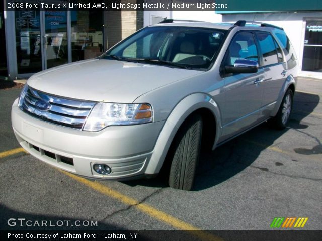 2008 Ford Taurus X Limited AWD in Light Sage Metallic
