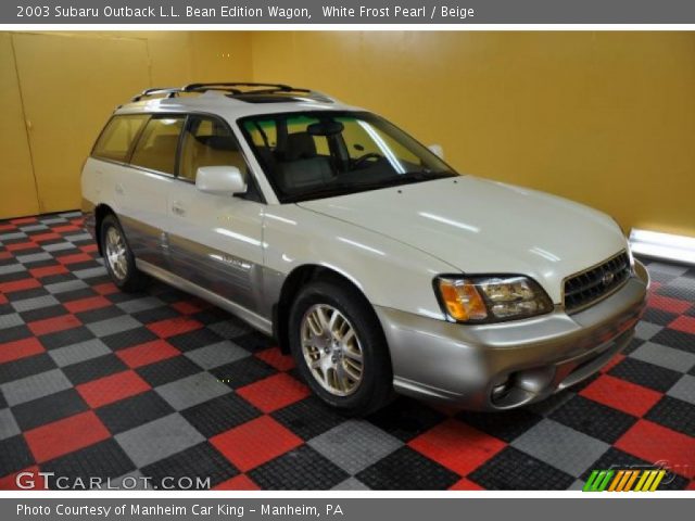 2003 Subaru Outback L.L. Bean Edition Wagon in White Frost Pearl