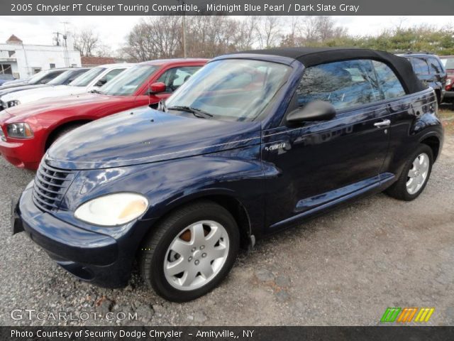 2005 Chrysler PT Cruiser Touring Convertible in Midnight Blue Pearl