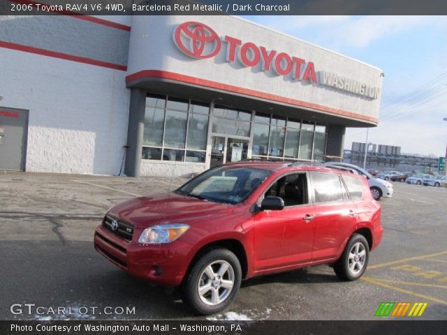 2006 Toyota RAV4 V6 4WD in Barcelona Red Metallic