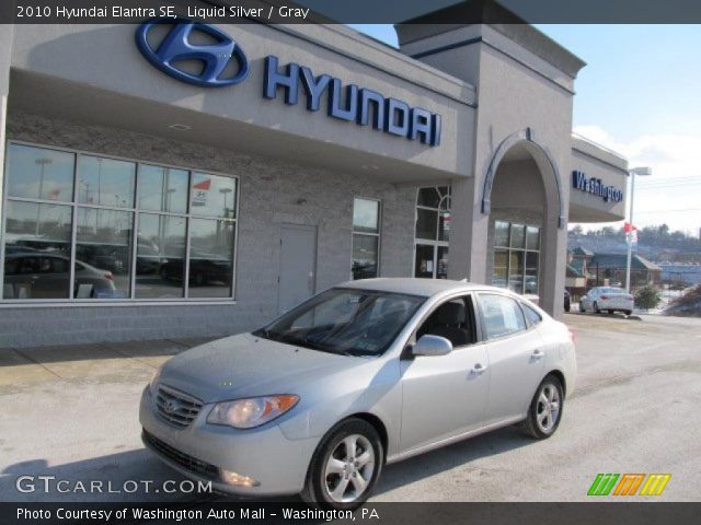 2010 Hyundai Elantra SE in Liquid Silver