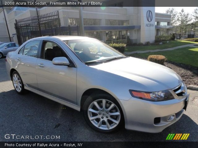 2008 Acura TSX Sedan in Premium White Pearl