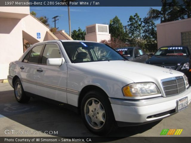 1997 Mercedes-Benz C 280 Sedan in Polar White