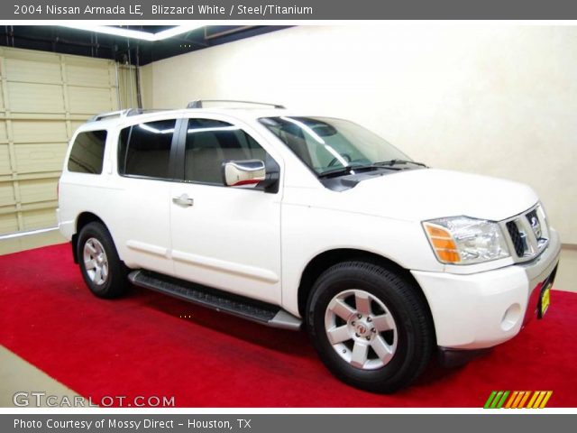2004 Nissan Armada LE in Blizzard White
