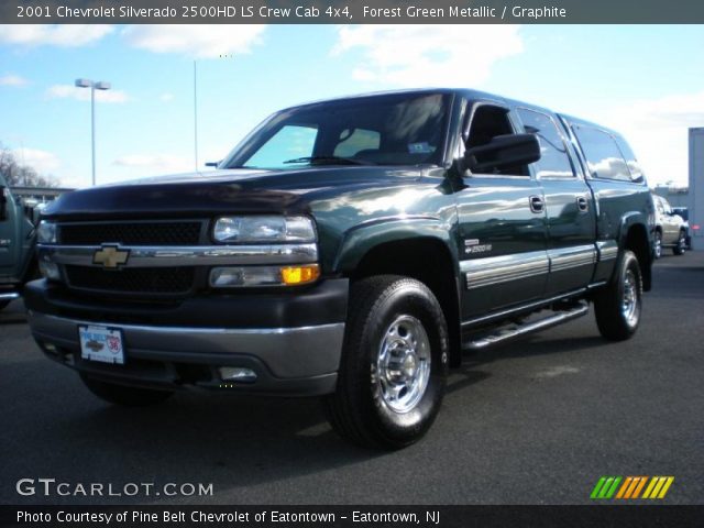 2001 Chevrolet Silverado 2500HD LS Crew Cab 4x4 in Forest Green Metallic