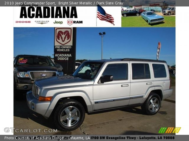 2010 Jeep Commander Sport in Bright Silver Metallic