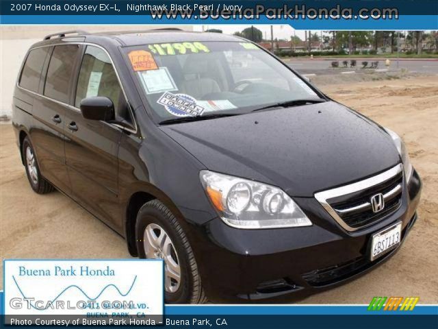 2007 Honda Odyssey EX-L in Nighthawk Black Pearl