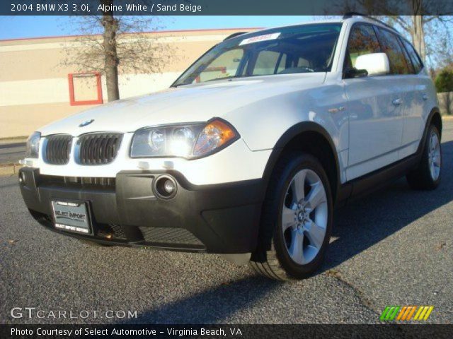 2004 BMW X3 3.0i in Alpine White