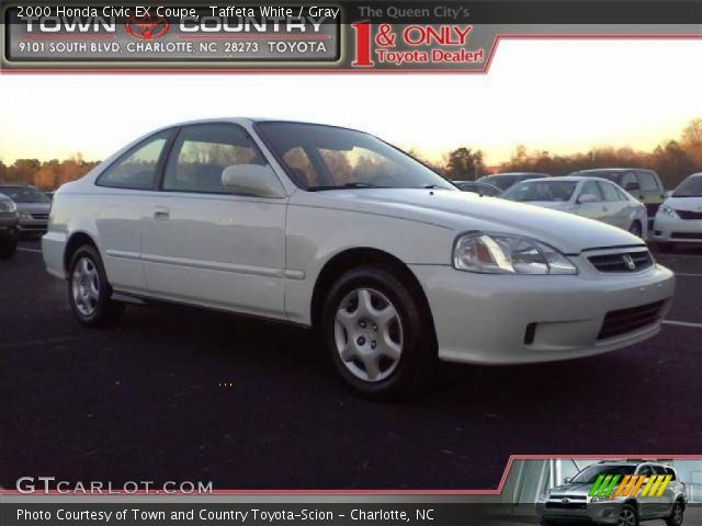 2000 Honda Civic EX Coupe in Taffeta White
