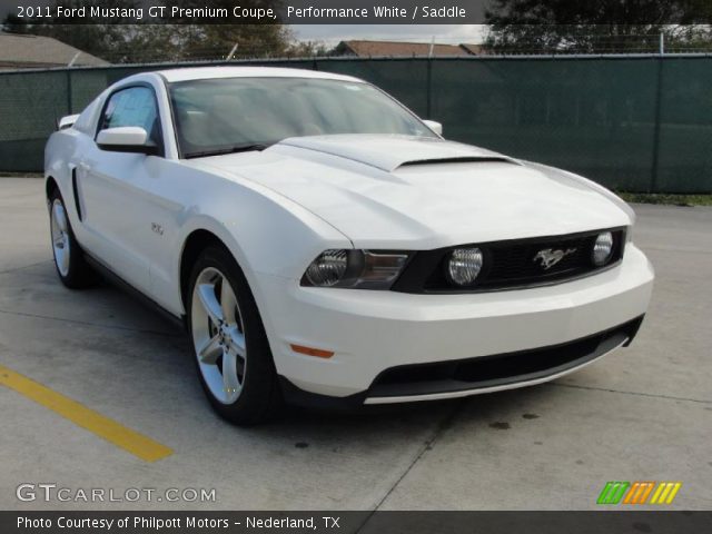 2011 Ford Mustang GT Premium Coupe in Performance White