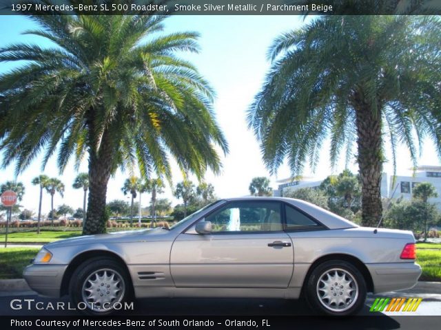 1997 Mercedes-Benz SL 500 Roadster in Smoke Silver Metallic