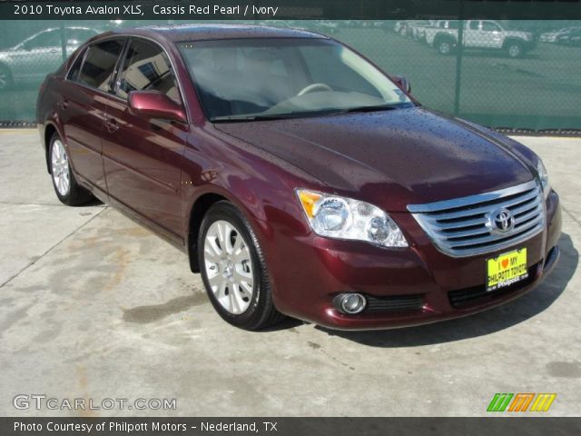 2010 Toyota Avalon XLS in Cassis Red Pearl