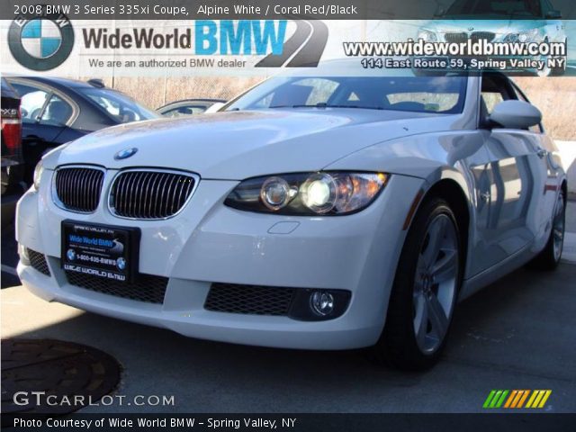2008 BMW 3 Series 335xi Coupe in Alpine White
