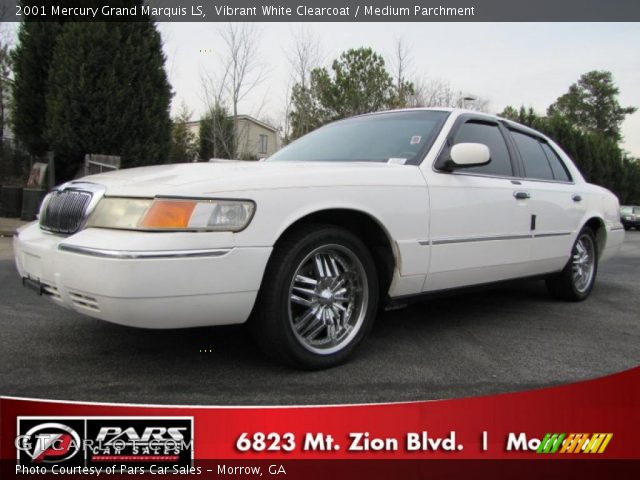 2001 Mercury Grand Marquis LS in Vibrant White Clearcoat