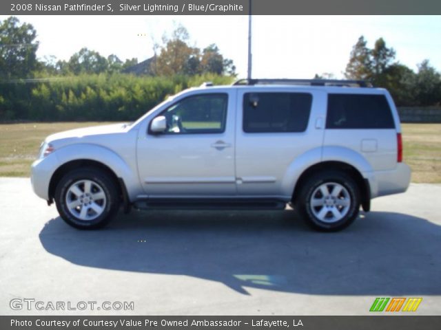 2008 Nissan Pathfinder S in Silver Lightning