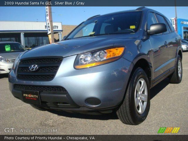 2009 Hyundai Santa Fe GLS in Silver Blue