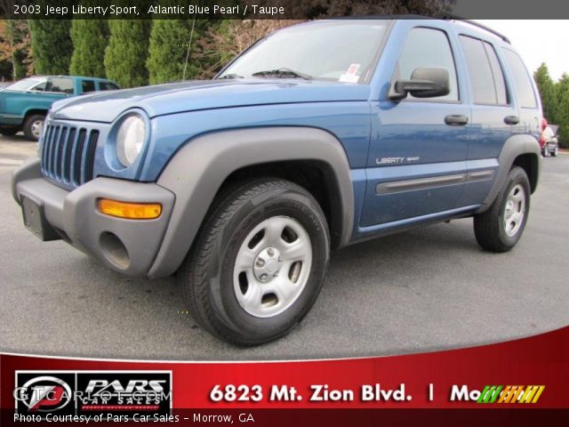 2003 Jeep Liberty Sport in Atlantic Blue Pearl