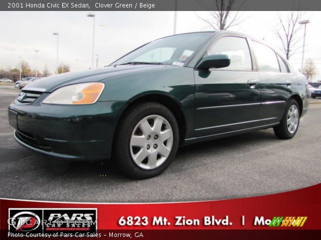 2001 Honda Civic EX Sedan in Clover Green