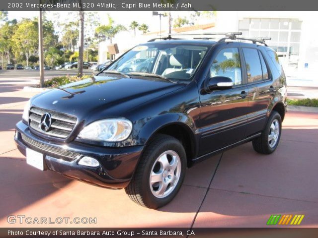 2002 Mercedes-Benz ML 320 4Matic in Capri Blue Metallic