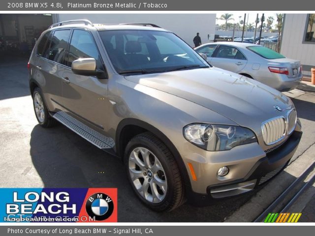 2008 BMW X5 4.8i in Platinum Bronze Metallic