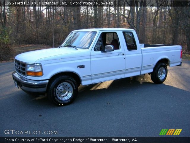 1996 Ford F150 XLT Extended Cab in Oxford White