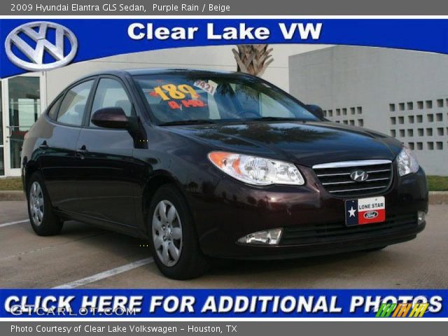 2009 Hyundai Elantra GLS Sedan in Purple Rain