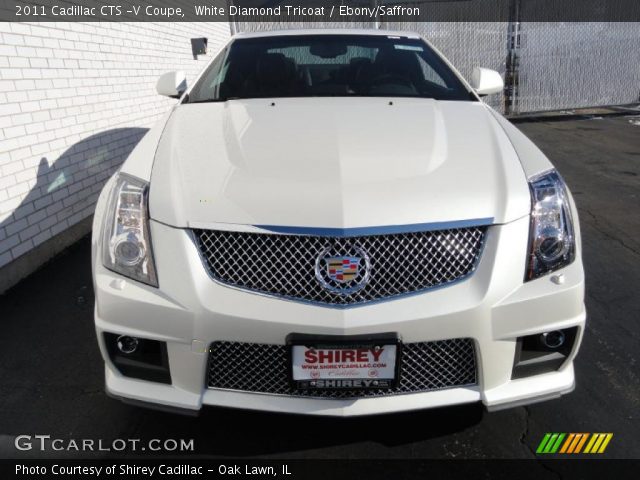 2011 Cadillac CTS -V Coupe in White Diamond Tricoat
