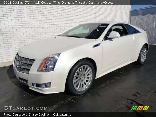 2011 Cadillac CTS 4 AWD Coupe in White Diamond Tricoat