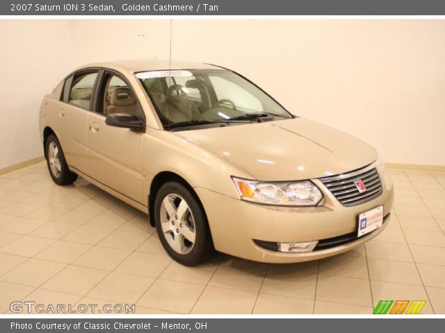 2007 Saturn ION 3 Sedan in Golden Cashmere