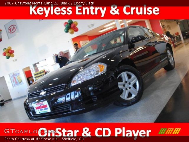 2007 Chevrolet Monte Carlo LS in Black