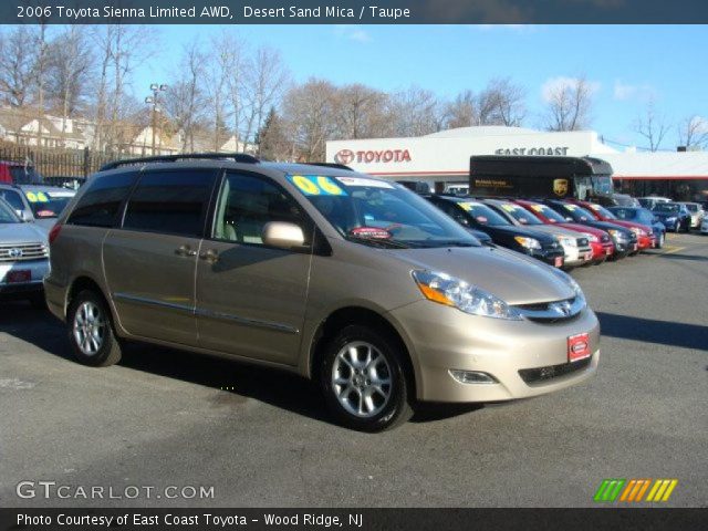 2006 Toyota Sienna Limited AWD in Desert Sand Mica