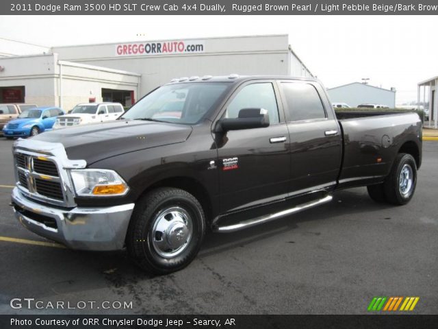 2011 Dodge Ram 3500 HD SLT Crew Cab 4x4 Dually in Rugged Brown Pearl