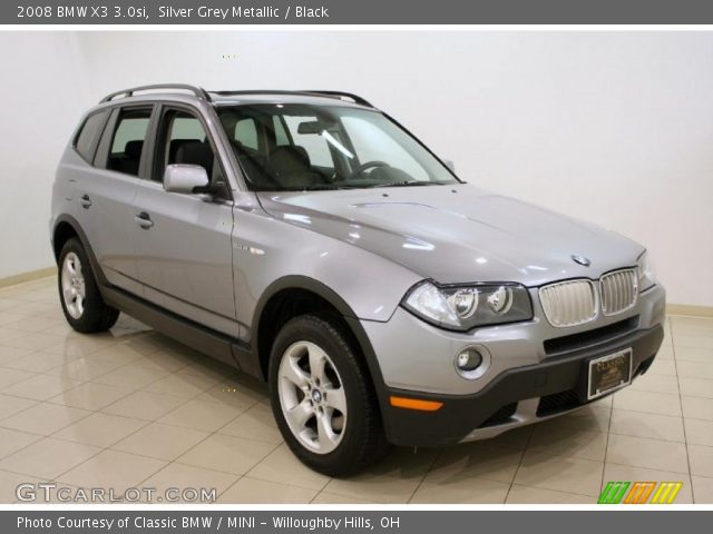 2008 BMW X3 3.0si in Silver Grey Metallic