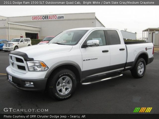 2011 Dodge Ram 1500 SLT Outdoorsman Quad Cab in Bright White