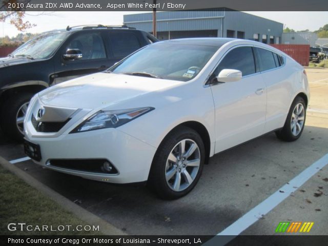 2010 Acura ZDX AWD Advance in Aspen White Pearl