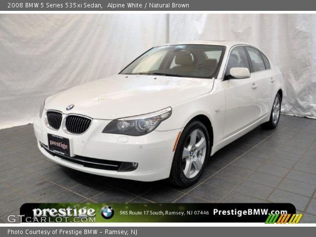 2008 BMW 5 Series 535xi Sedan in Alpine White