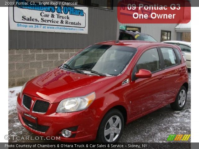 2009 Pontiac G3  in Bright Red