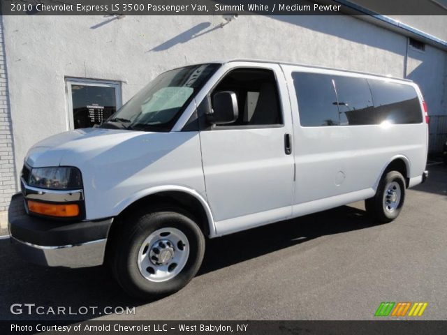 2010 Chevrolet Express LS 3500 Passenger Van in Summit White