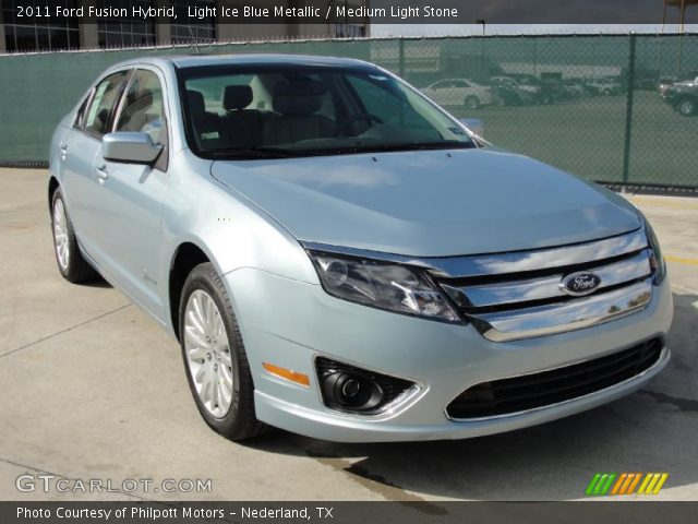 2011 Ford Fusion Hybrid in Light Ice Blue Metallic