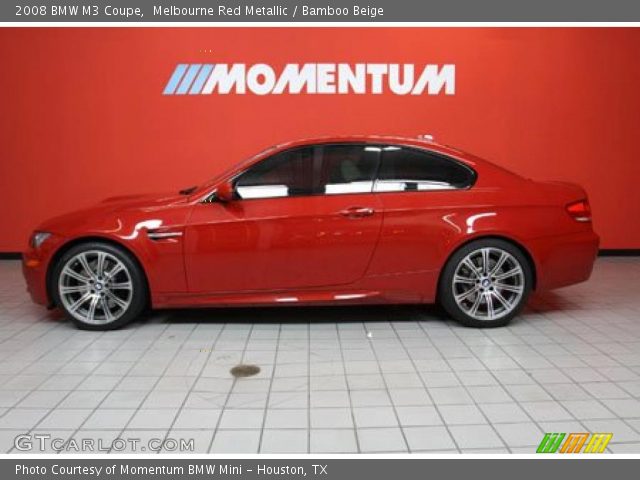 2008 BMW M3 Coupe in Melbourne Red Metallic