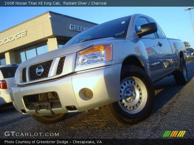 2008 Nissan Titan XE King Cab in Radiant Silver